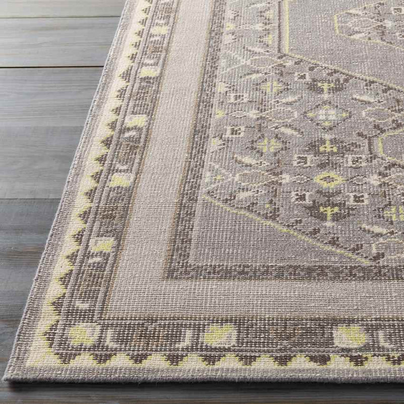 Scafati Traditional Charcoal Area Rug