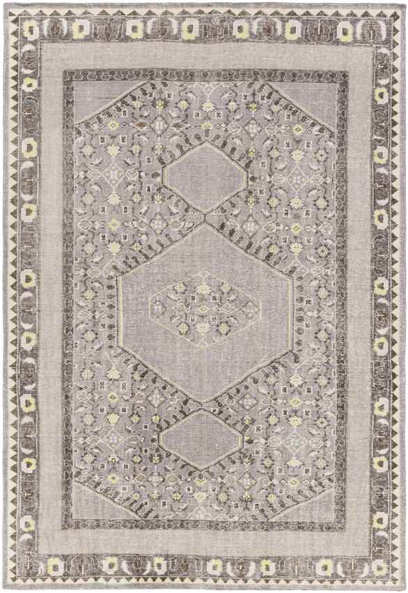 Scafati Traditional Charcoal Area Rug