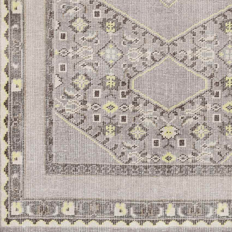 Scafati Traditional Charcoal Area Rug