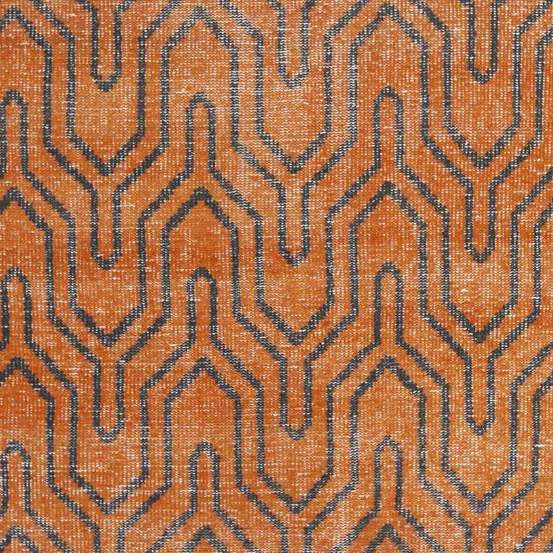 Bement Modern Burnt Orange Area Rug