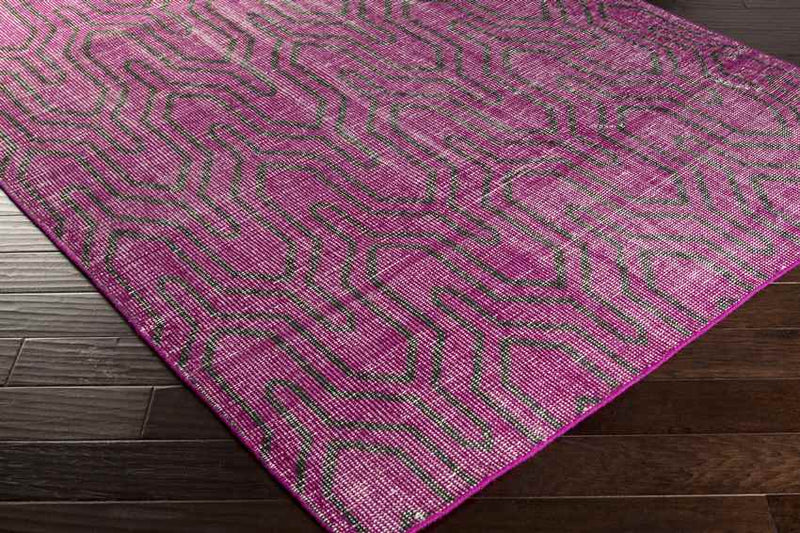 Bement Modern Bright Purple Area Rug