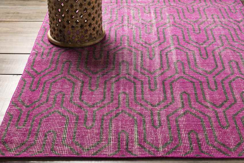 Bement Modern Bright Purple Area Rug