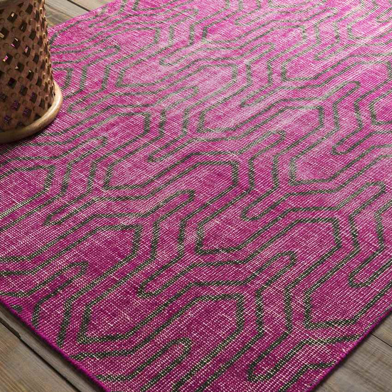 Bement Modern Bright Purple Area Rug