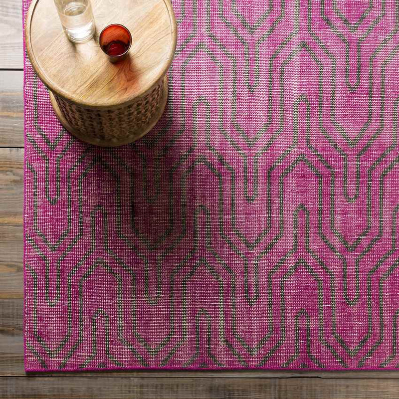 Bement Modern Bright Purple Area Rug