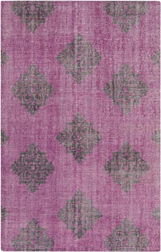 Benld Traditional Magenta Area Rug