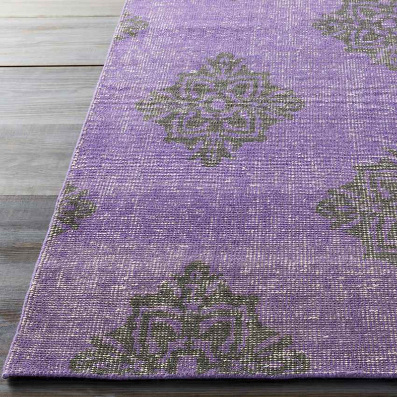 Benld Traditional Violet Area Rug