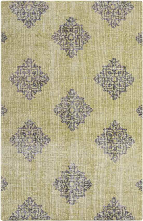 Benld Traditional Lime Area Rug