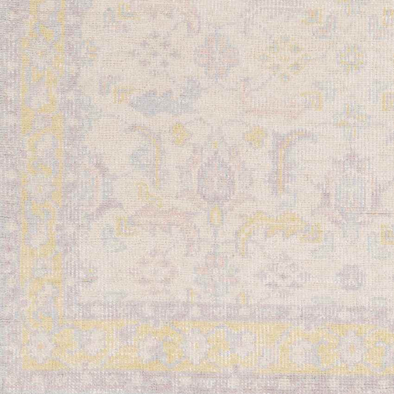 Treherne Traditional Beige/Purple Area Rug