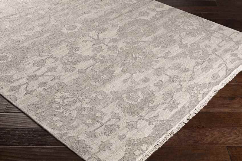 Crook Traditional Khaki Area Rug