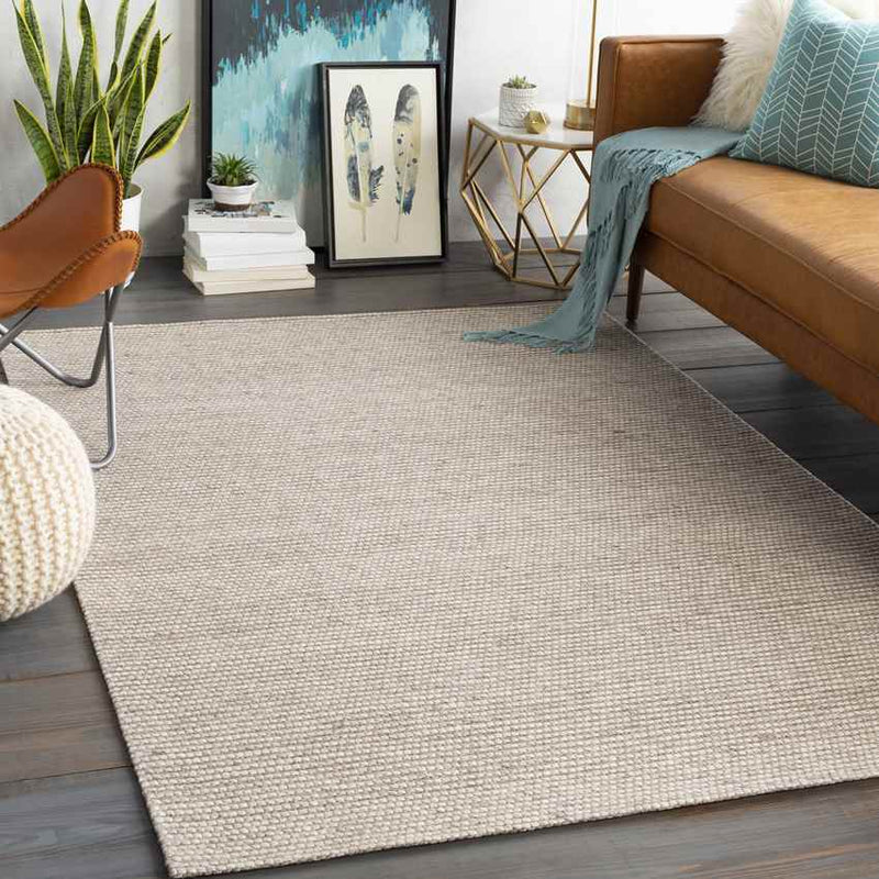 Dereham Modern Dark Brown Area Rug