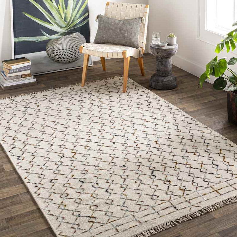 Dulverton Global Light Gray Area Rug