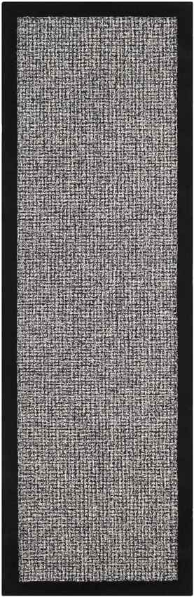 Earby Modern Black Area Rug