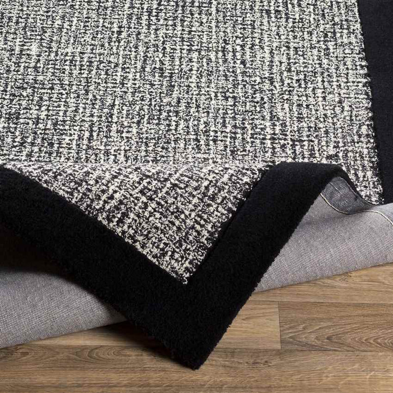 Earby Modern Black Area Rug