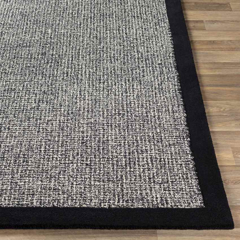 Earby Modern Black Area Rug