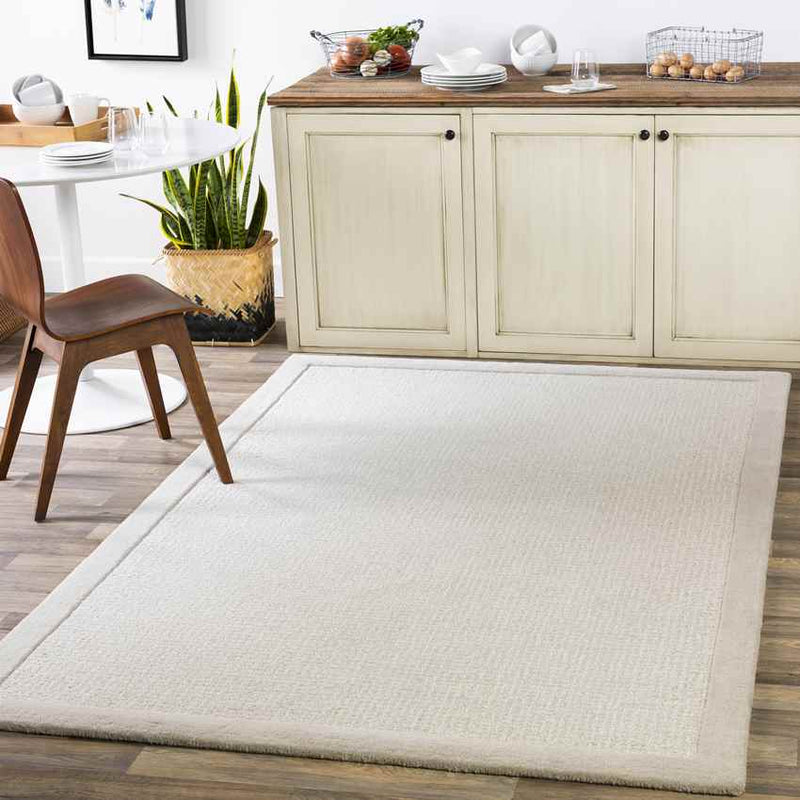 Earby Modern Light Gray Area Rug