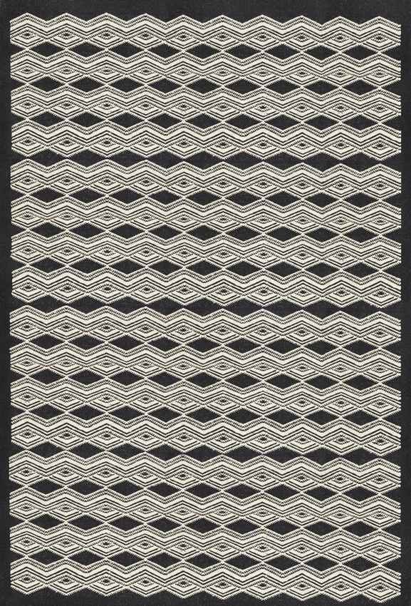 Fazeley Global Black Area Rug