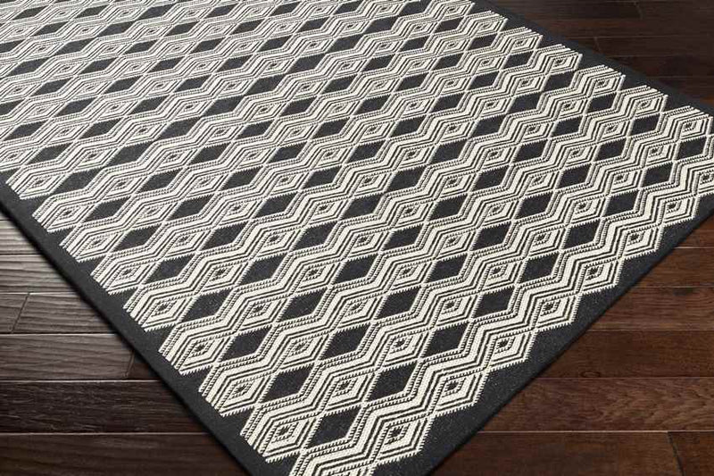 Fazeley Global Black Area Rug