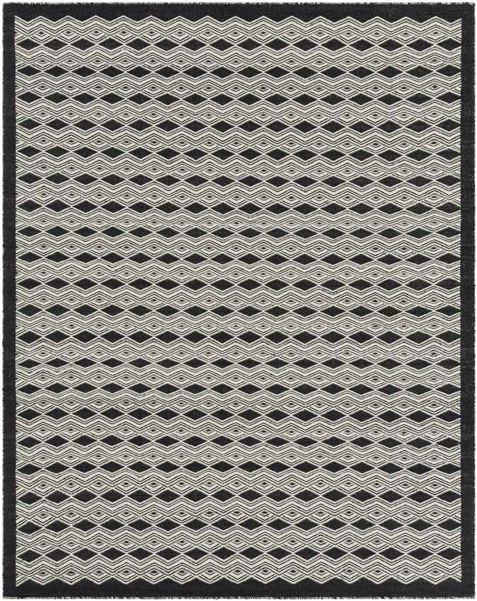 Fazeley Global Black Area Rug