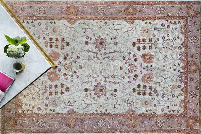 Fleetwood Traditional Peach Area Rug