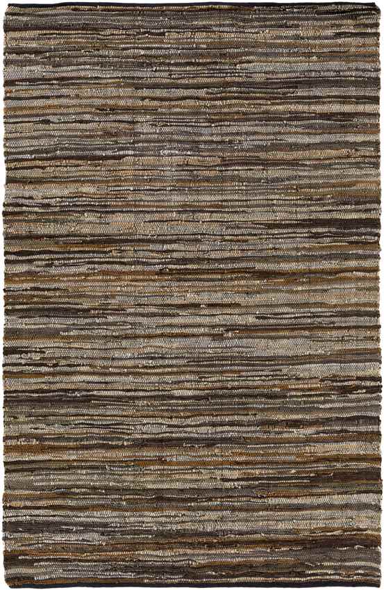 Garstang Rustic Dark Brown Area Rug