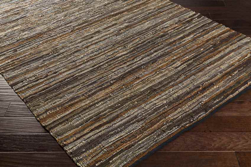 Garstang Rustic Dark Brown Area Rug