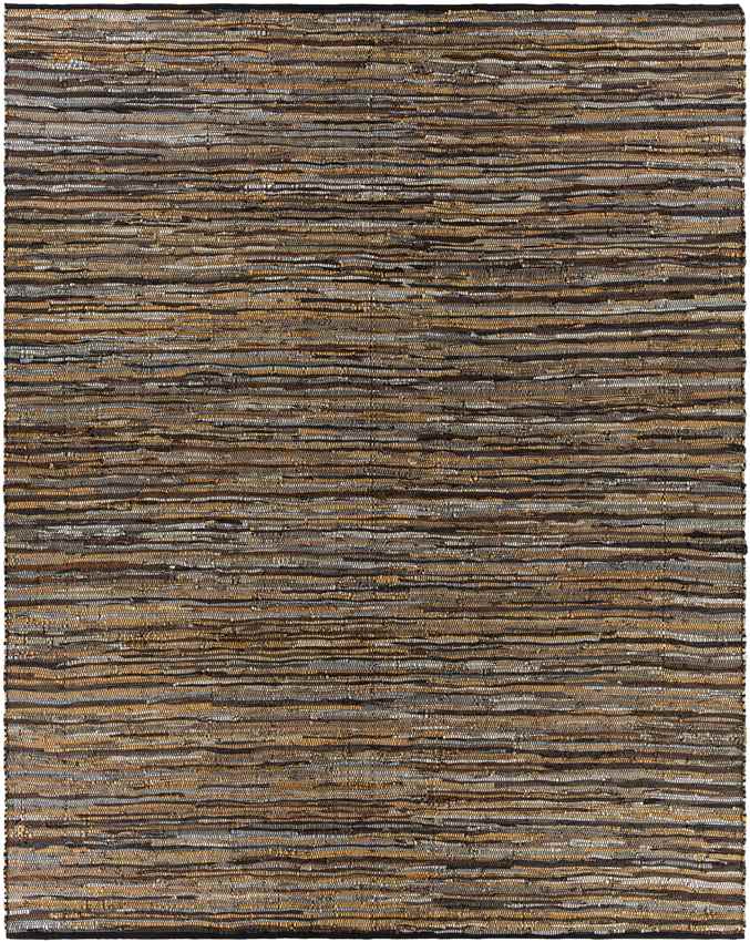 Garstang Rustic Dark Brown Area Rug