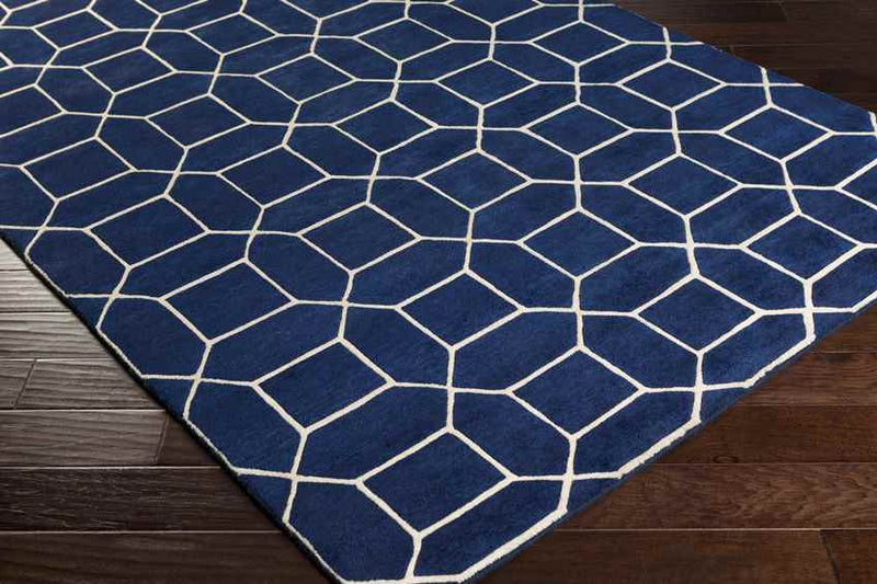 Hadleigh Modern Navy/Ivory Area Rug