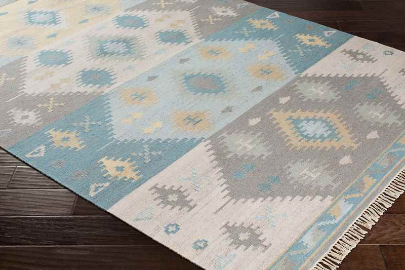 Hartland Rustic Aqua Area Rug