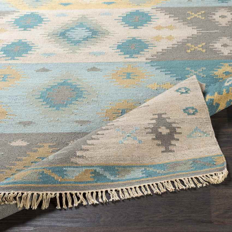 Hartland Rustic Aqua Area Rug