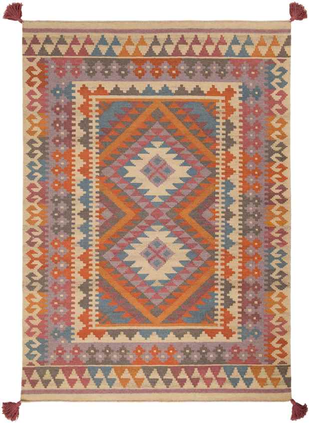 Harwich Rustic Burnt Orange Area Rug