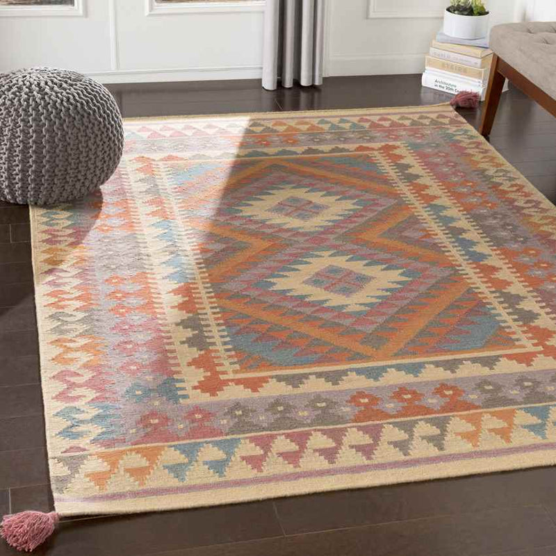 Harwich Rustic Burnt Orange Area Rug