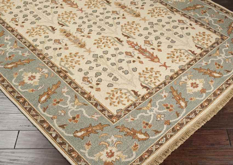 Haxby Traditional Khaki Area Rug