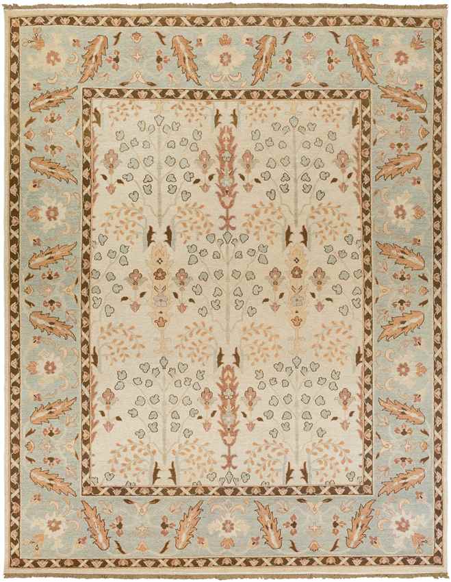 Haxby Traditional Khaki Area Rug