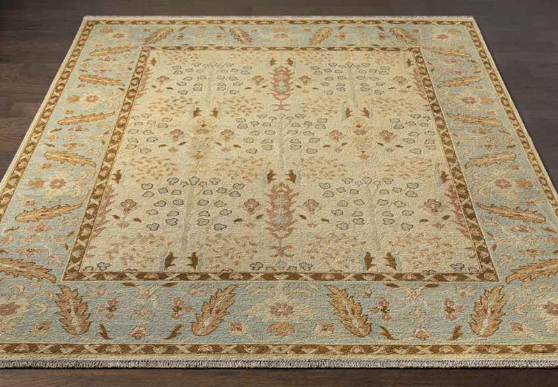 Haxby Traditional Khaki Area Rug