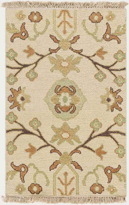 Hawes Traditional Tan Area Rug