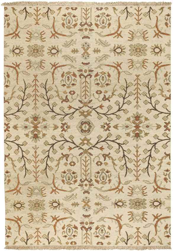 Hawes Traditional Tan Area Rug