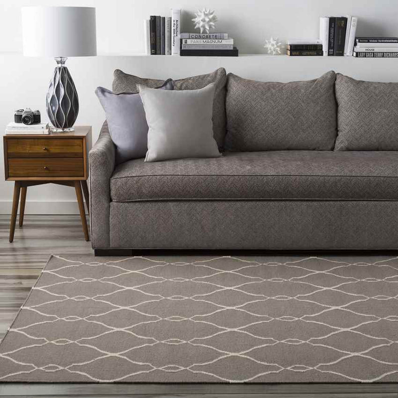 Hendon Modern Taupe Area Rug