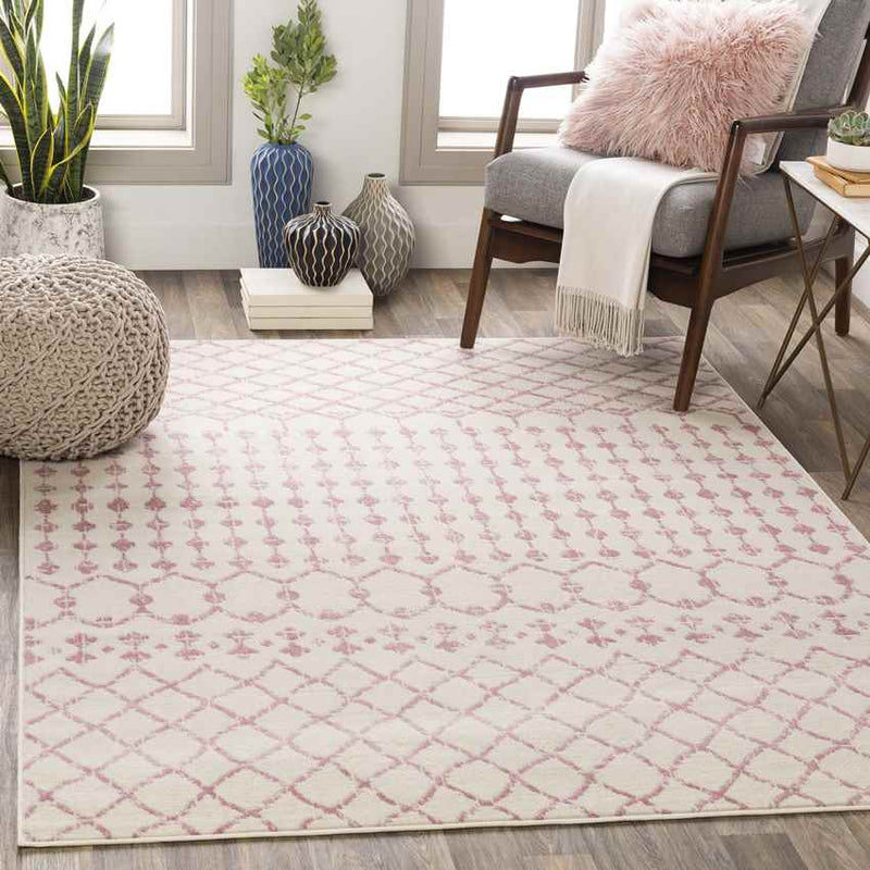 Knutsford Global Pale Pink Area Rug