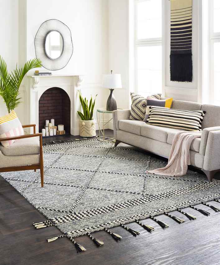 Leyton Global Black Area Rug