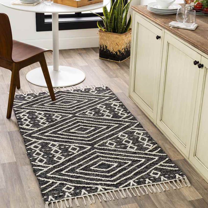 Marlow Global Black Area Rug