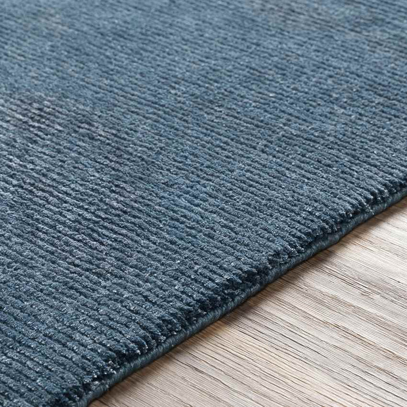 Midhurst Modern Dark Blue Area Rug