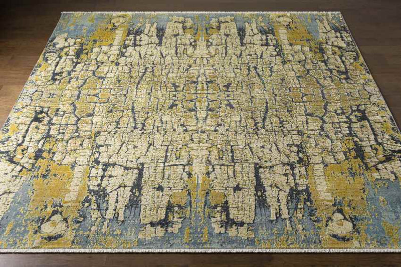 Millom Modern Bright Blue Area Rug