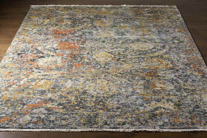 Newbury Traditional Burnt Orange Area Rug