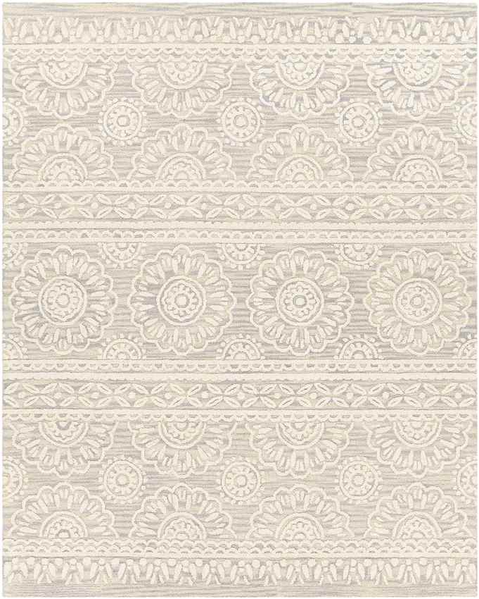 Newmarket Traditional Light Gray Area Rug