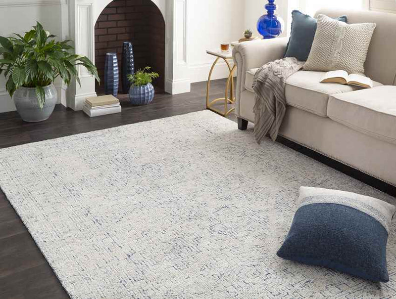 Orpington Traditional Denim Area Rug