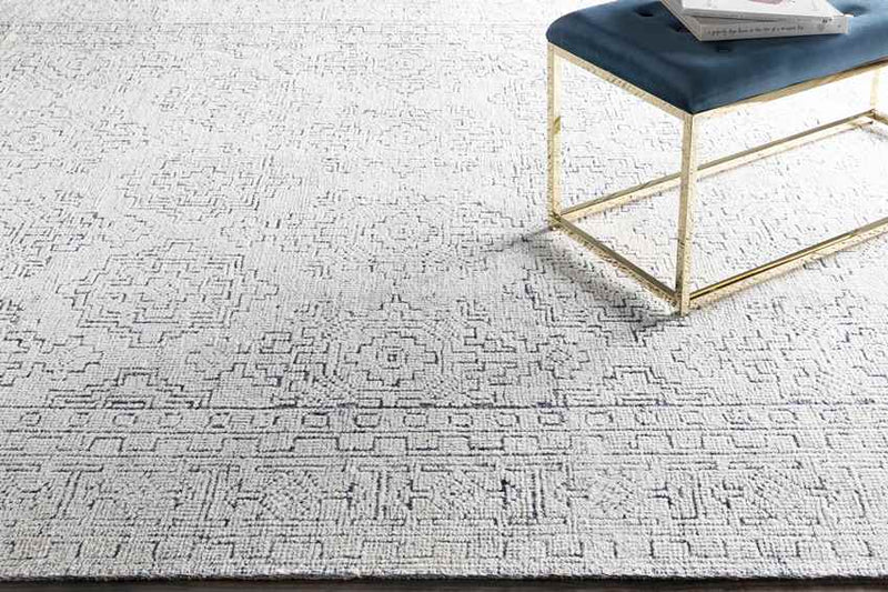 Orpington Traditional Denim Area Rug