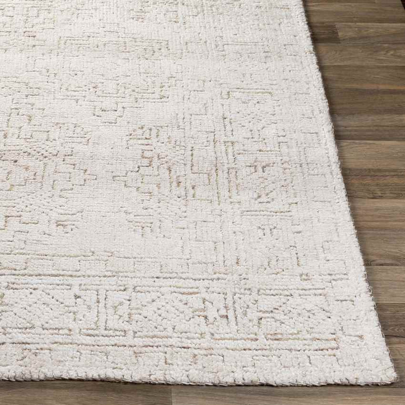 Orpington Traditional White Area Rug