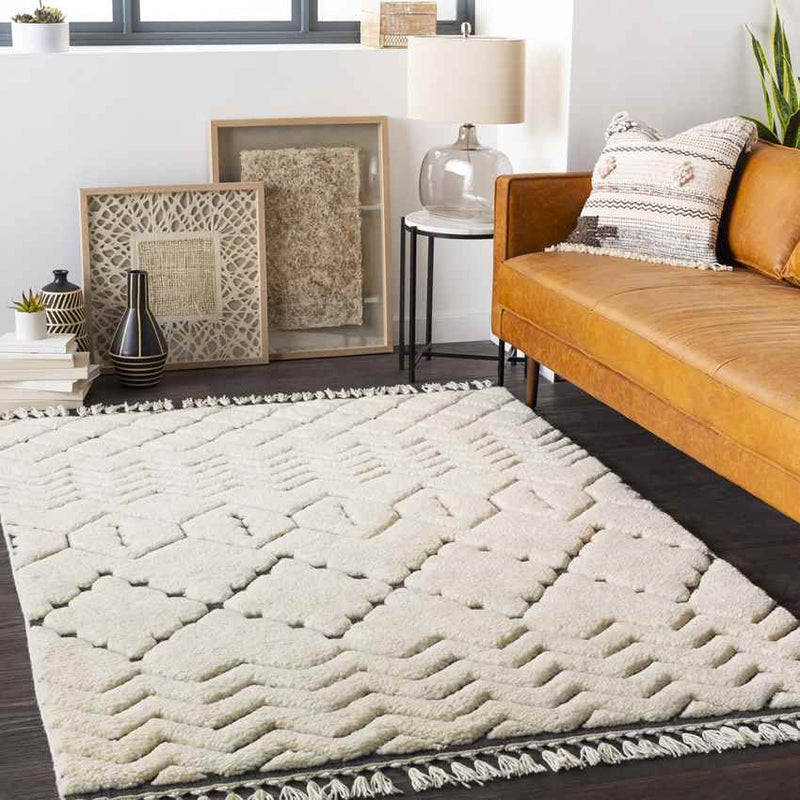 Plympton Global Cream Area Rug