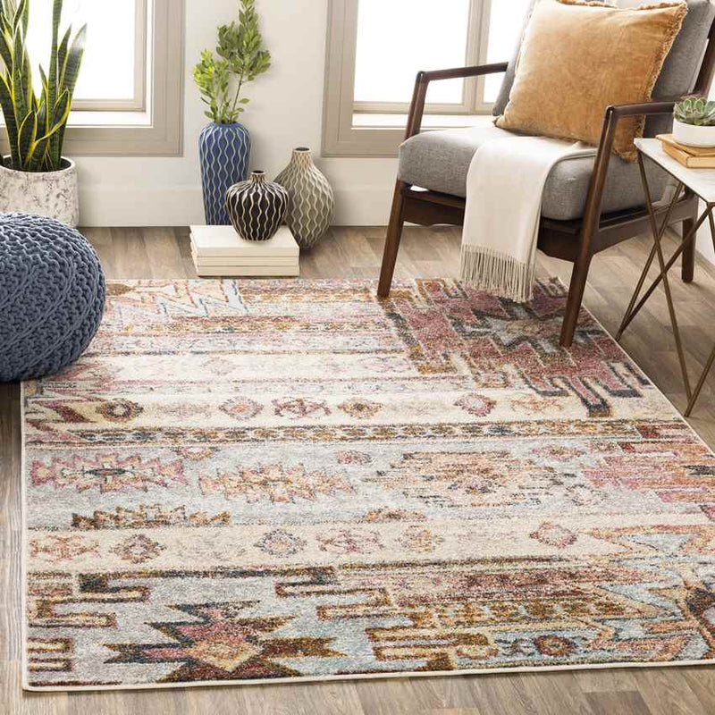 Radstock Rustic Light Gray Area Rug