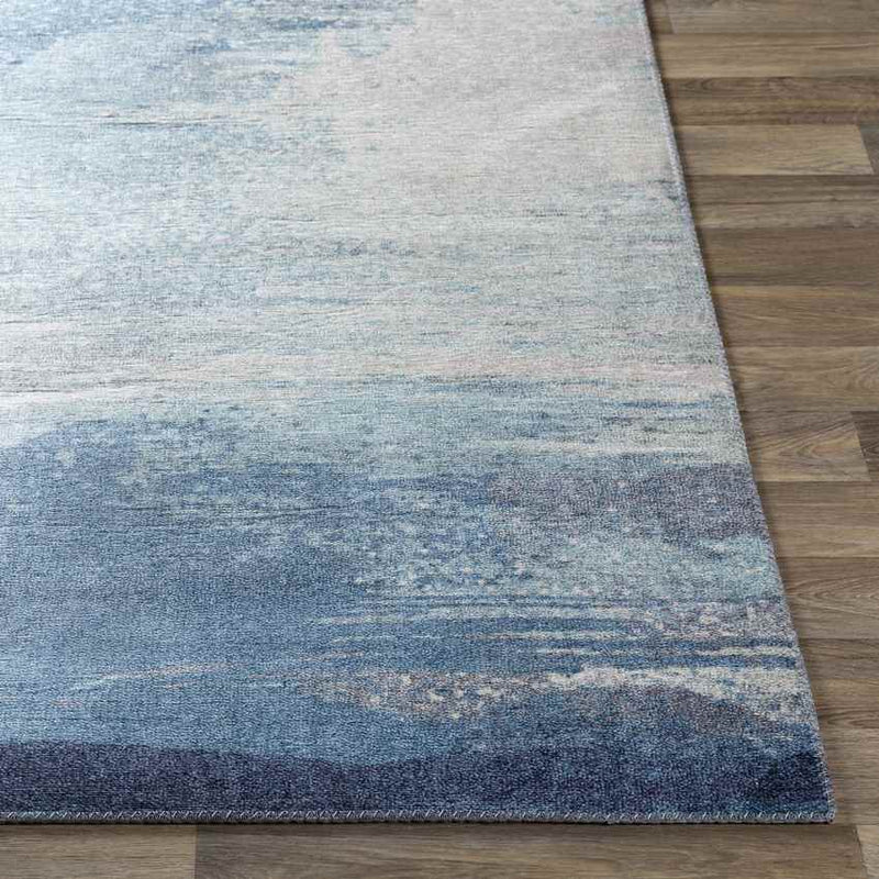 Rayleigh Modern Aqua Area Rug